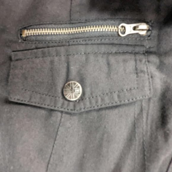 Miss London Woman's Jacket, Black, Juniors Size XL, Zip Up - Picture 6 of 8